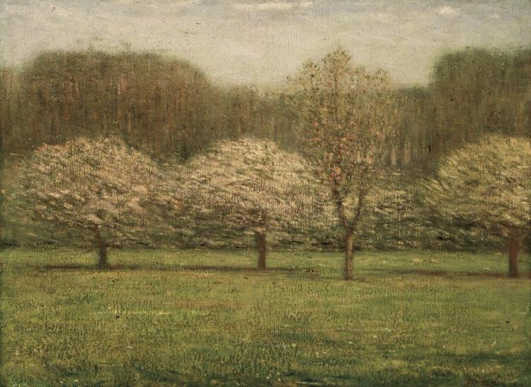 Dwight William Tryon Apple Blossoms China oil painting art